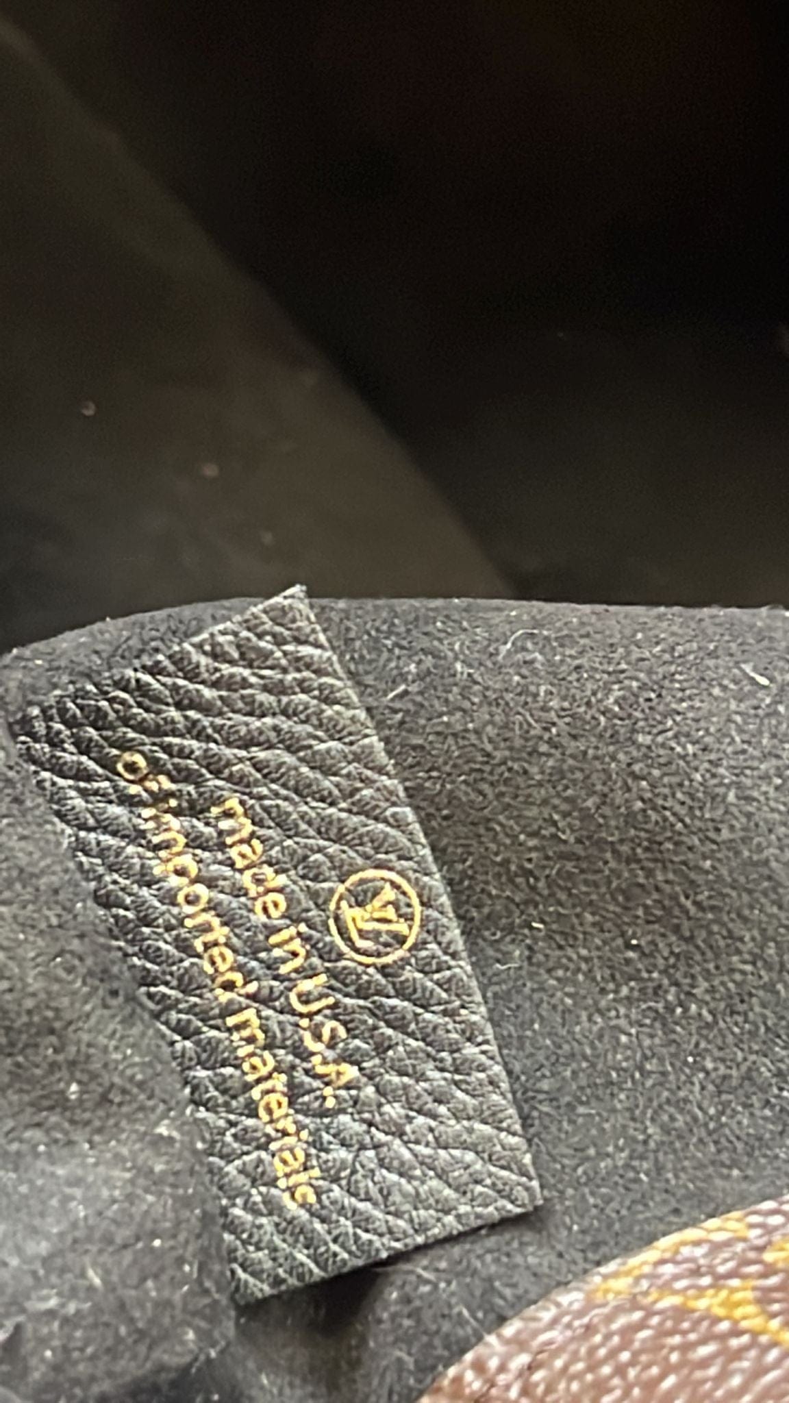 LOUIS VUITTON Pallas Monogram Canvas Shoulder Bag Brown