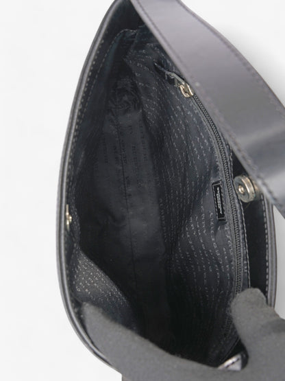 Burberry Vintage Shoulder Bag Nova Check / Black Canvas