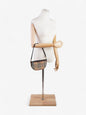 Burberry Check Shoulder Bag Vintage Check / Black Cotton