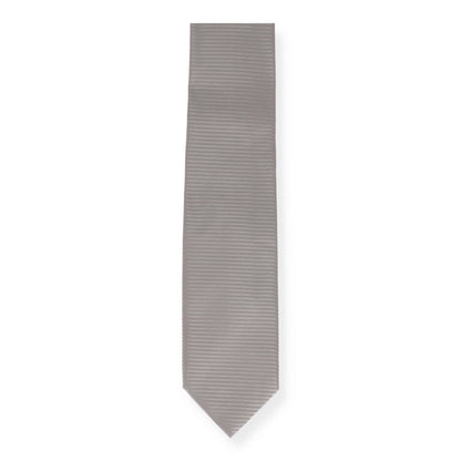 Tom Ford Mens Silver Tie