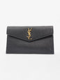 Saint Laurent Uptown Clutch Black Leather