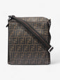Fendi Zucca Shoulder Bag Brown Canvas
