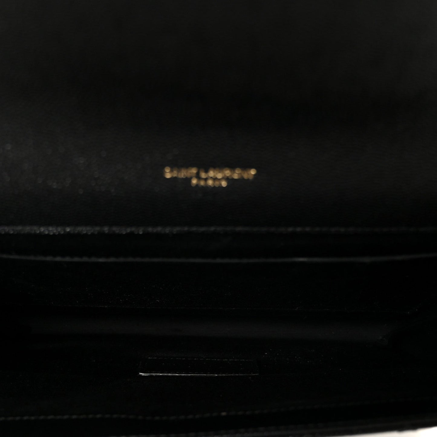 Grain De Poudre Textured Mixed Matelasse Triquilt Monogram Clutch Black