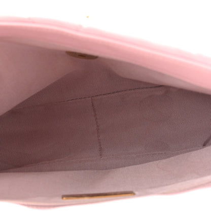 Lambskin Quilted Medium Chanel 19 Flap Light Pink