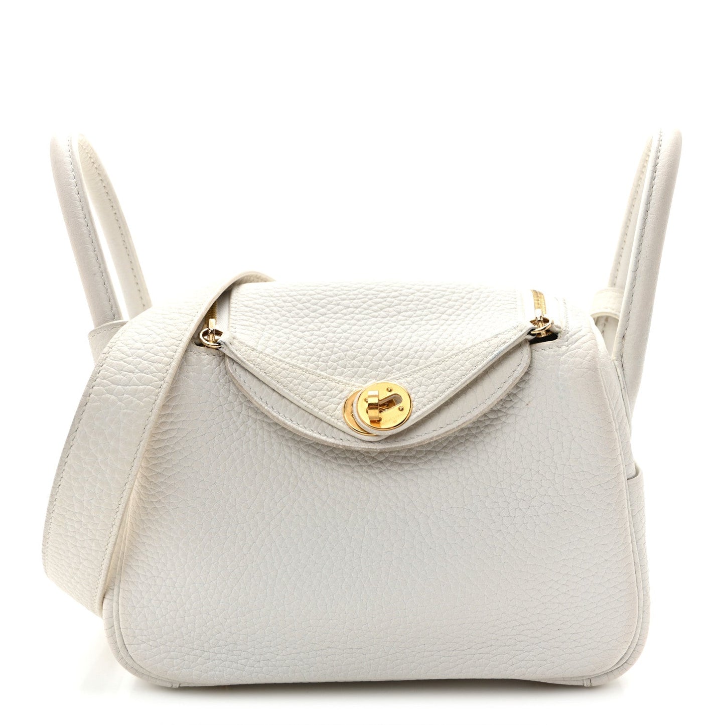 Taurillon Clemence Mini Lindy 20 New White