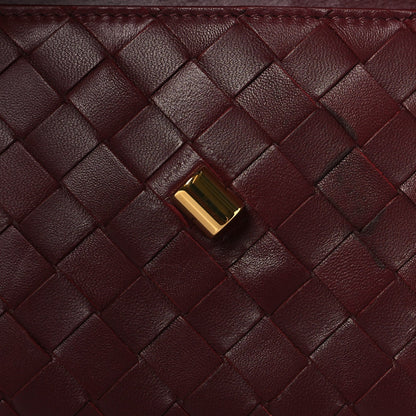 Nappa Intrecciato Long Andiamo Top Handle Clutch Barolo