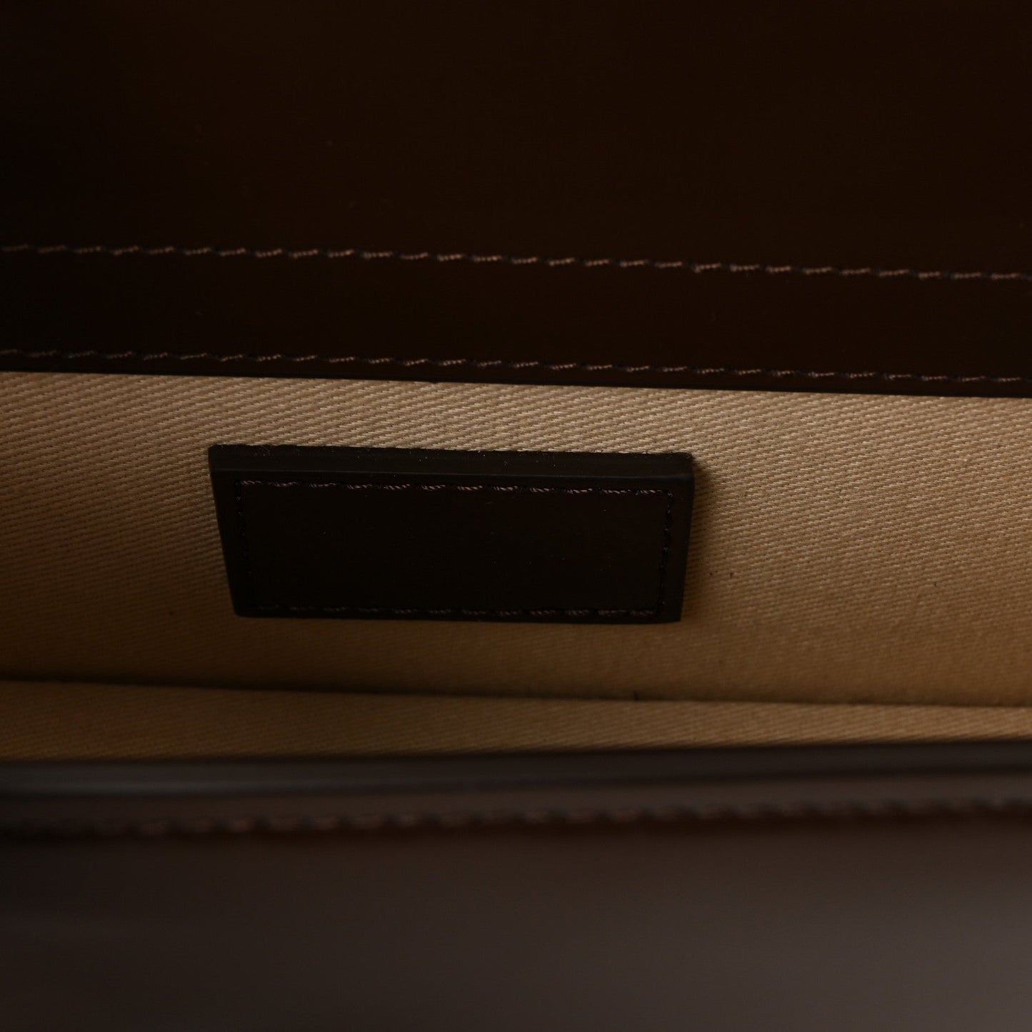 Smooth Calfskin Le Bambino Dark Brown