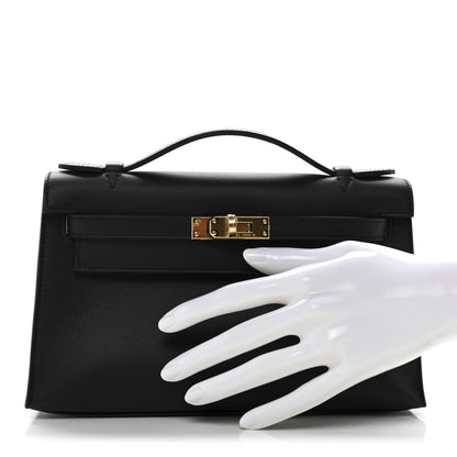 Swift Kelly Pochette Clutch Black