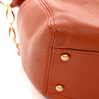 Calfskin Timeless CC Shoulder Bag Orange