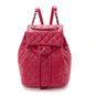Calfskin Quilted Small Urban Spirit Backpack Dark Pink