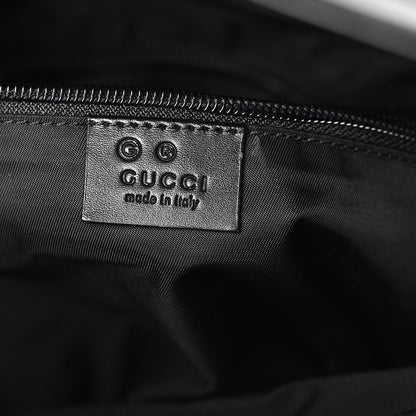 Techno Canvas Web Single Buckle Backpack Black