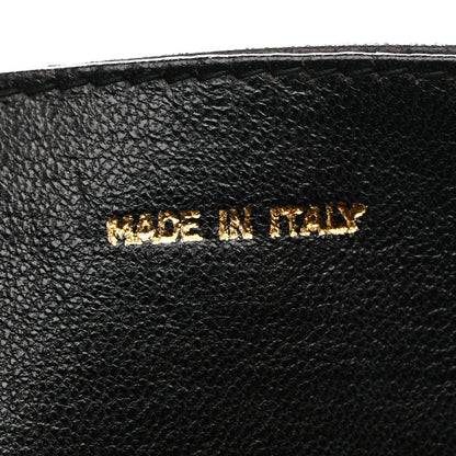 Lambskin Quilted Diamond CC Flap Black