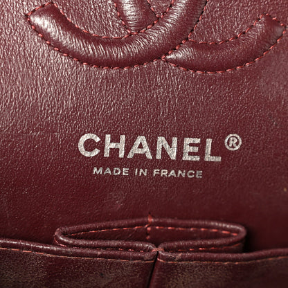 Lambskin Quilted Small Double Flap Black