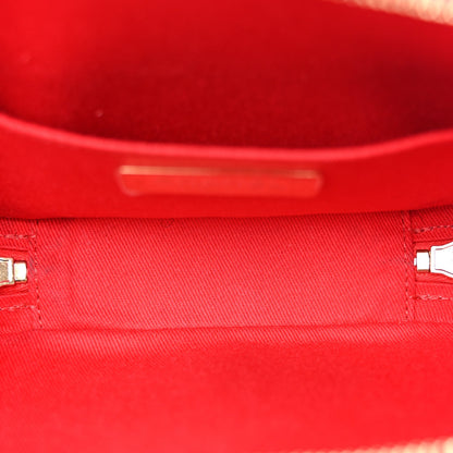 Caviar Quilted Waist Bag Red
