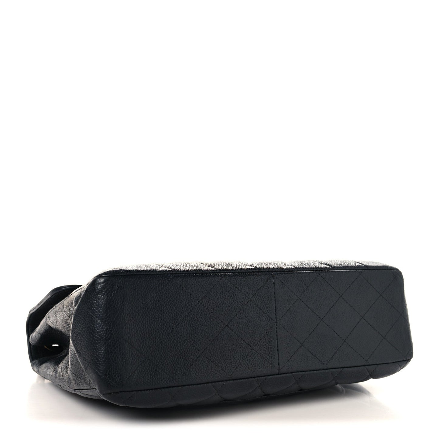 Caviar Jumbo Single Flap Black