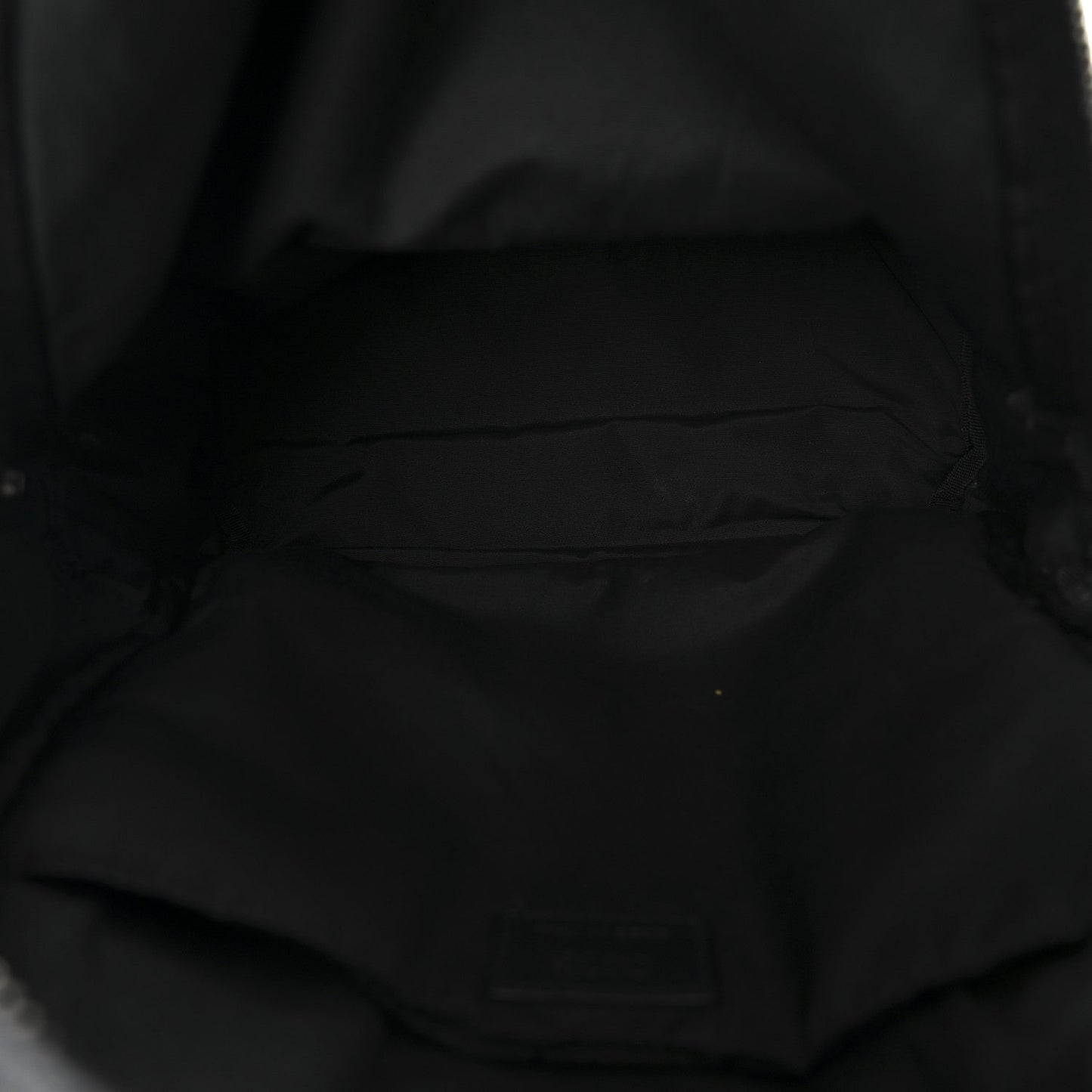 Oblique Calfskin Rider Kid's Backpack Beige Black