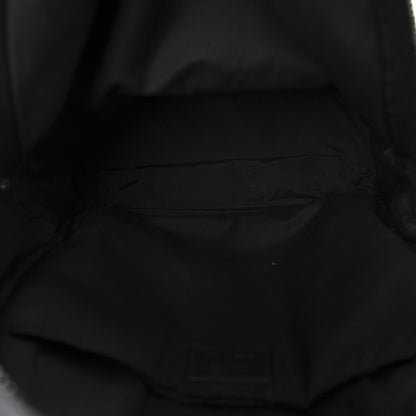 Oblique Calfskin Rider Kid's Backpack Beige Black