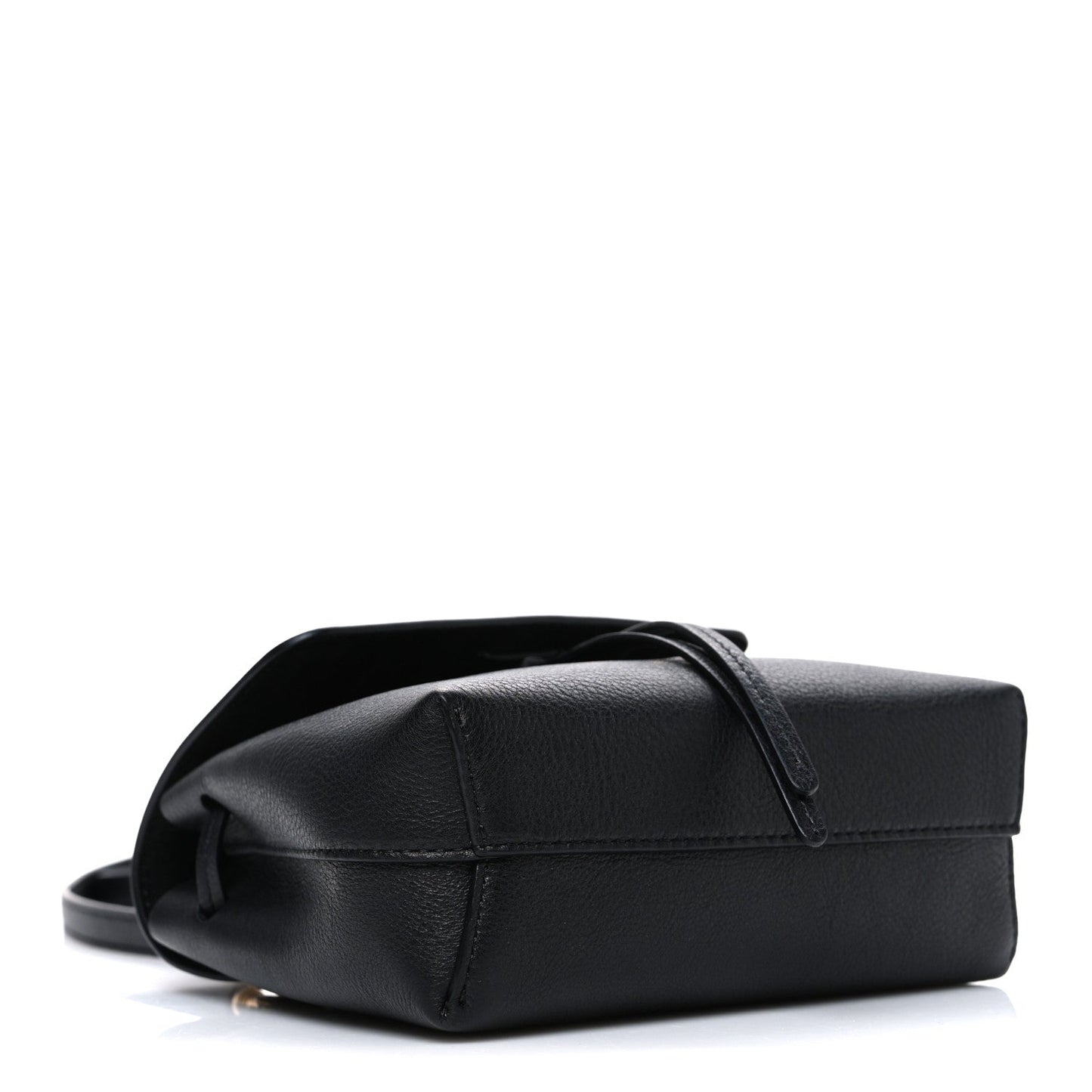 Calfskin Mini Lady Bag Black Flamma