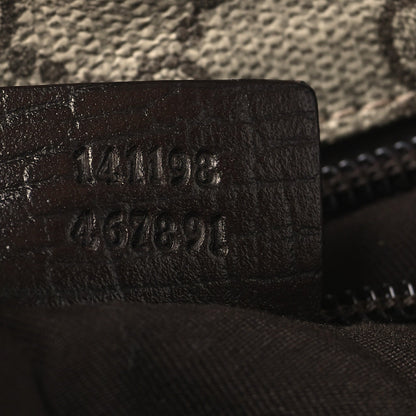 GG Plus Monogram Medium Flat Messenger Bag Dark Brown