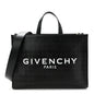 4G Coated Canvas Logo Medium G Tote Black