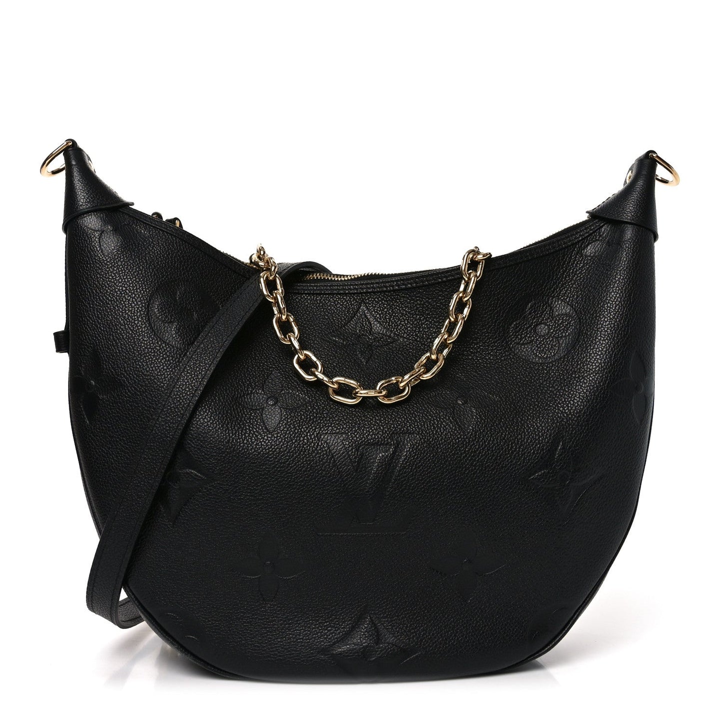 Empreinte Monogram Giant Loop Hobo Black