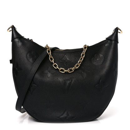 Empreinte Monogram Giant Loop Hobo Black