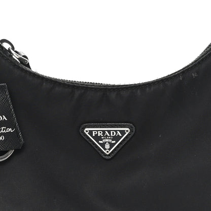 Tessuto Nylon Mini Re-Edition 2000 Bag Black
