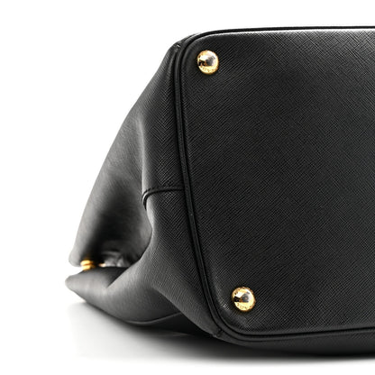 Saffiano Lux Large Tote Black