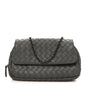 Nappa Intrecciato Small Chain Crossbody Light Grey