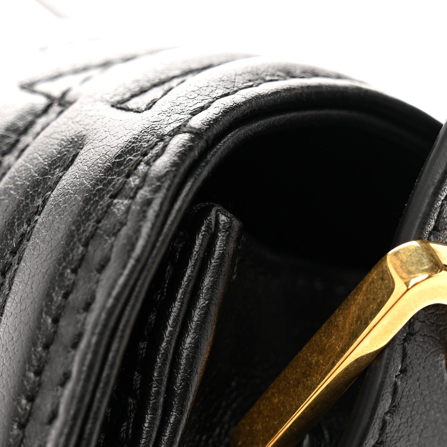 Calfskin Quilted All Over Miss Dior Flap Black