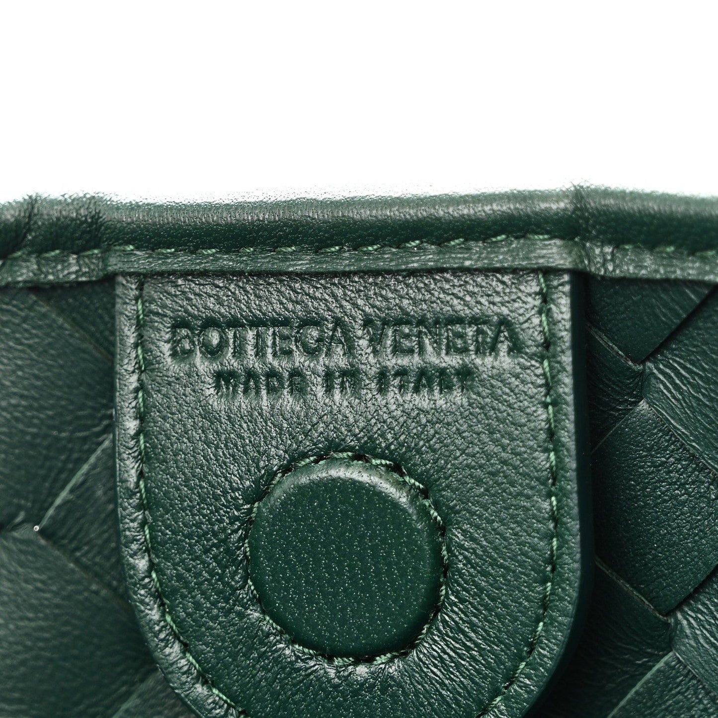 Nappa Intrecciato Sardine Bag Emerald Green