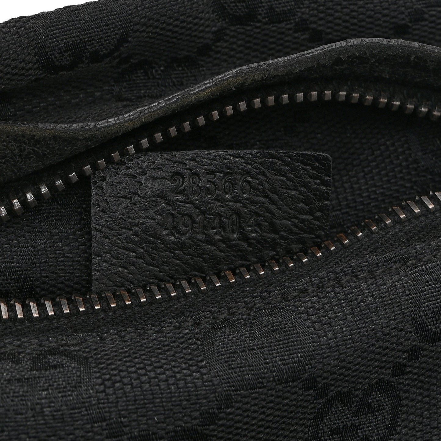 GG Monogram Double Pocket Belt Bag Black