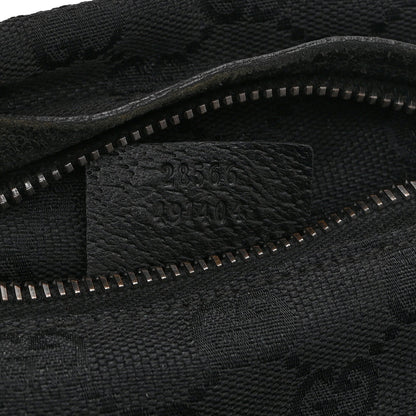 GG Monogram Double Pocket Belt Bag Black