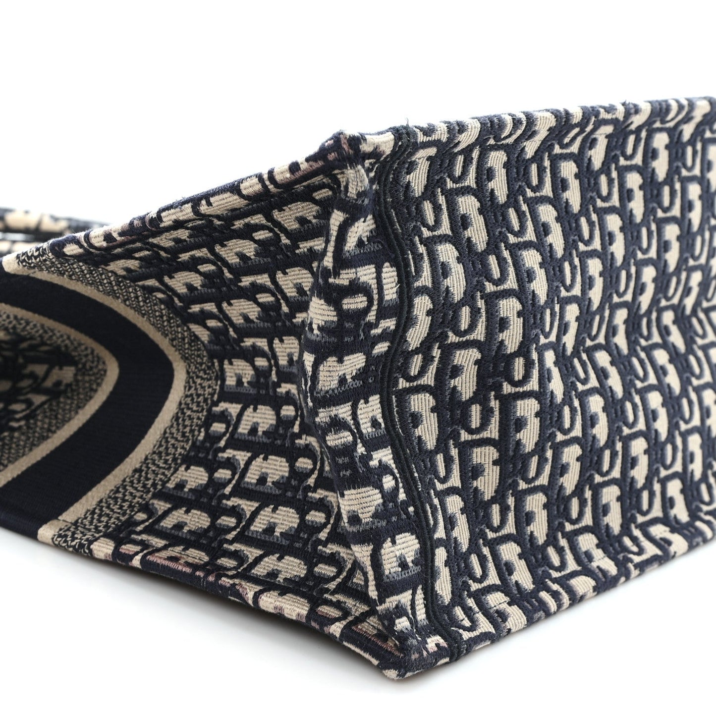 Oblique Large Book Tote Blue Multicolor