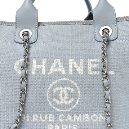 Mixed Fibers Small Deauville Tote Light Blue