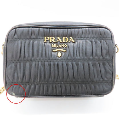 Prada 1BH112 Nylon Leather Shoulder Bag