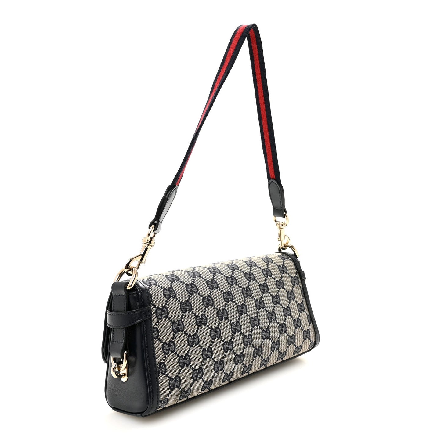 GG Monogram Small Luce Shoulder Bag Beige Blue