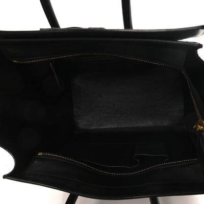 Smooth Calfskin Mini Luggage Black