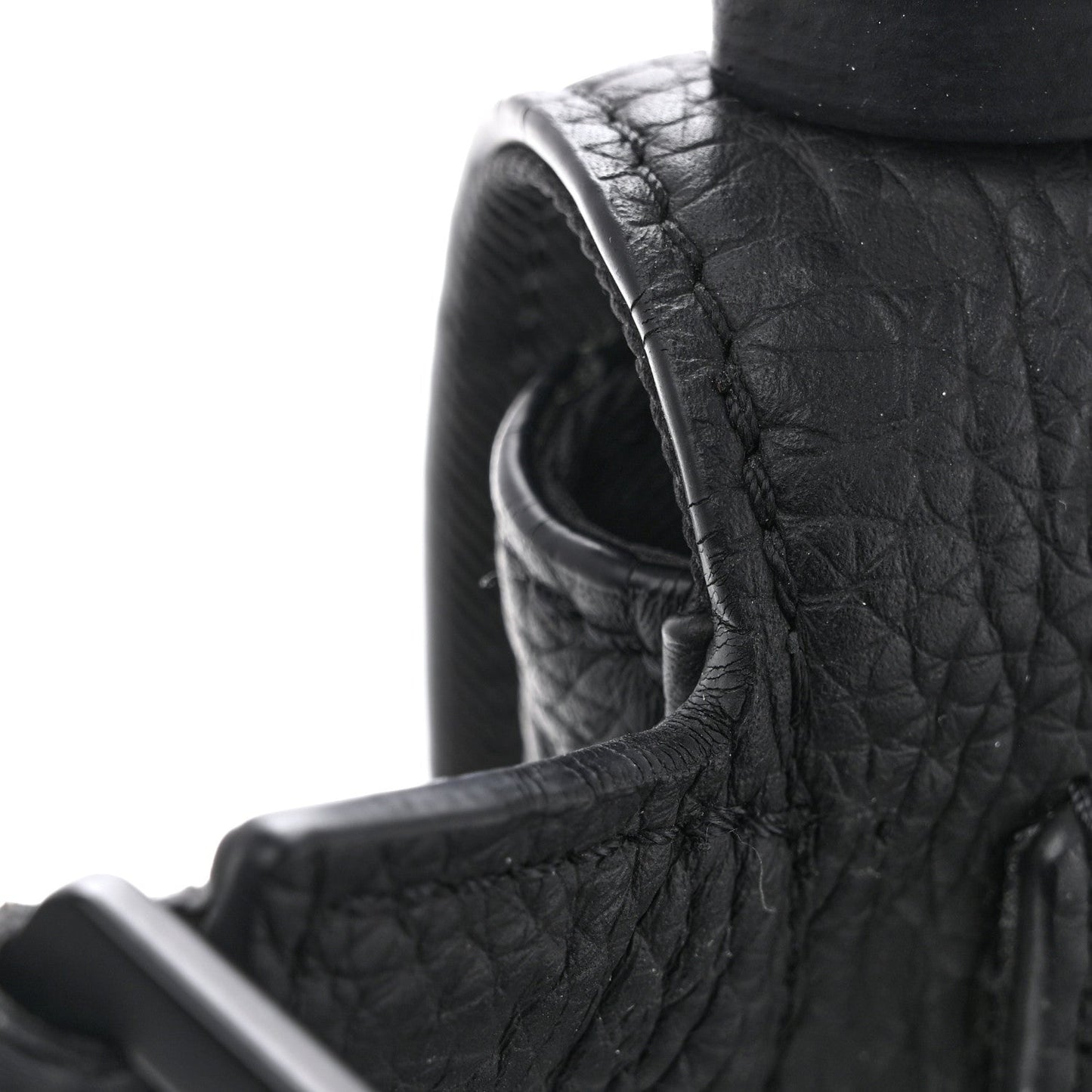 Taurillon Monogram S Lock Sling Bag Black