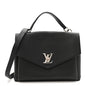 Soft Calfskin My Lockme Top Handle Black