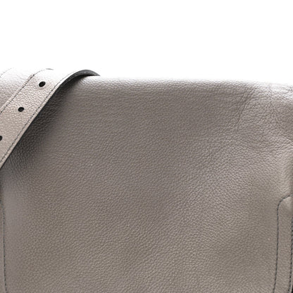 Calfskin Medium Shaded Jennifer Crossbody Bag Grey