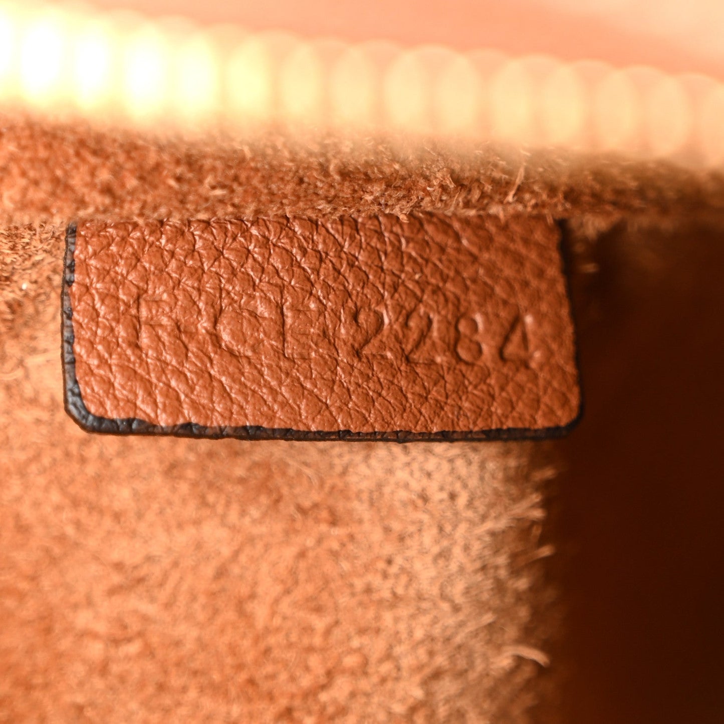 Supple Calfskin Small Triomphe Heloise Shoulder Bag Tan