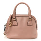 Dollar Calfskin Small GG Charm Dome Bag Soft Pink