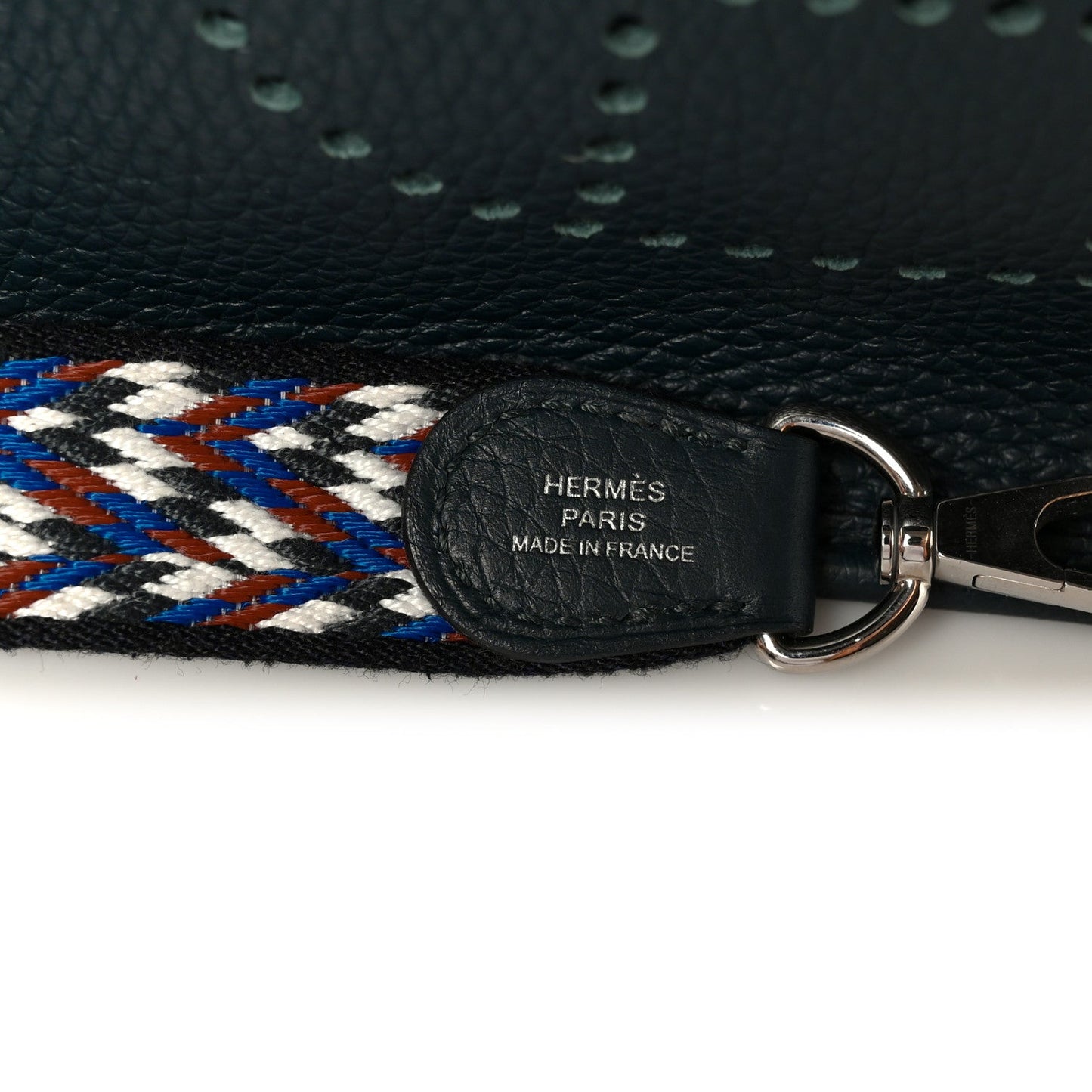 Taurillon Clemence Zigzag Evelyne TPM Vert Cypress Black Deep Bleu