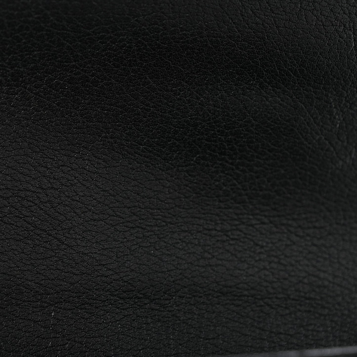 Sheepskin Matelasse Chevron Monogram Medium College Bag Black