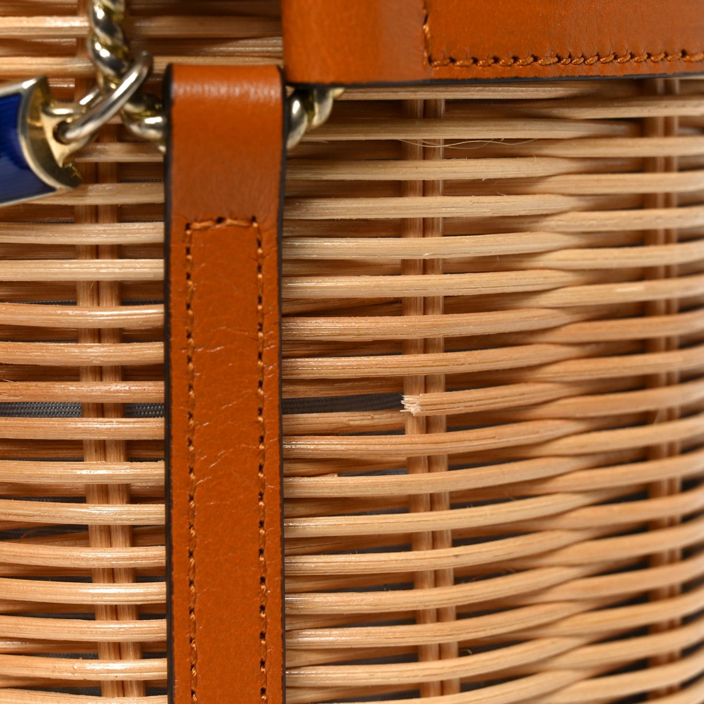 Wicker Bucket Bag Natural