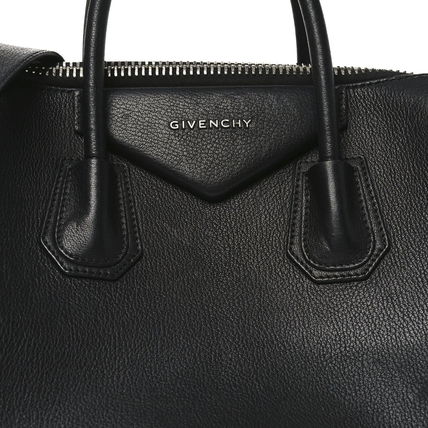 Sugar Goatskin Medium Antigona Black