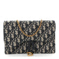 Oblique Saddle Chain Pouch Blue