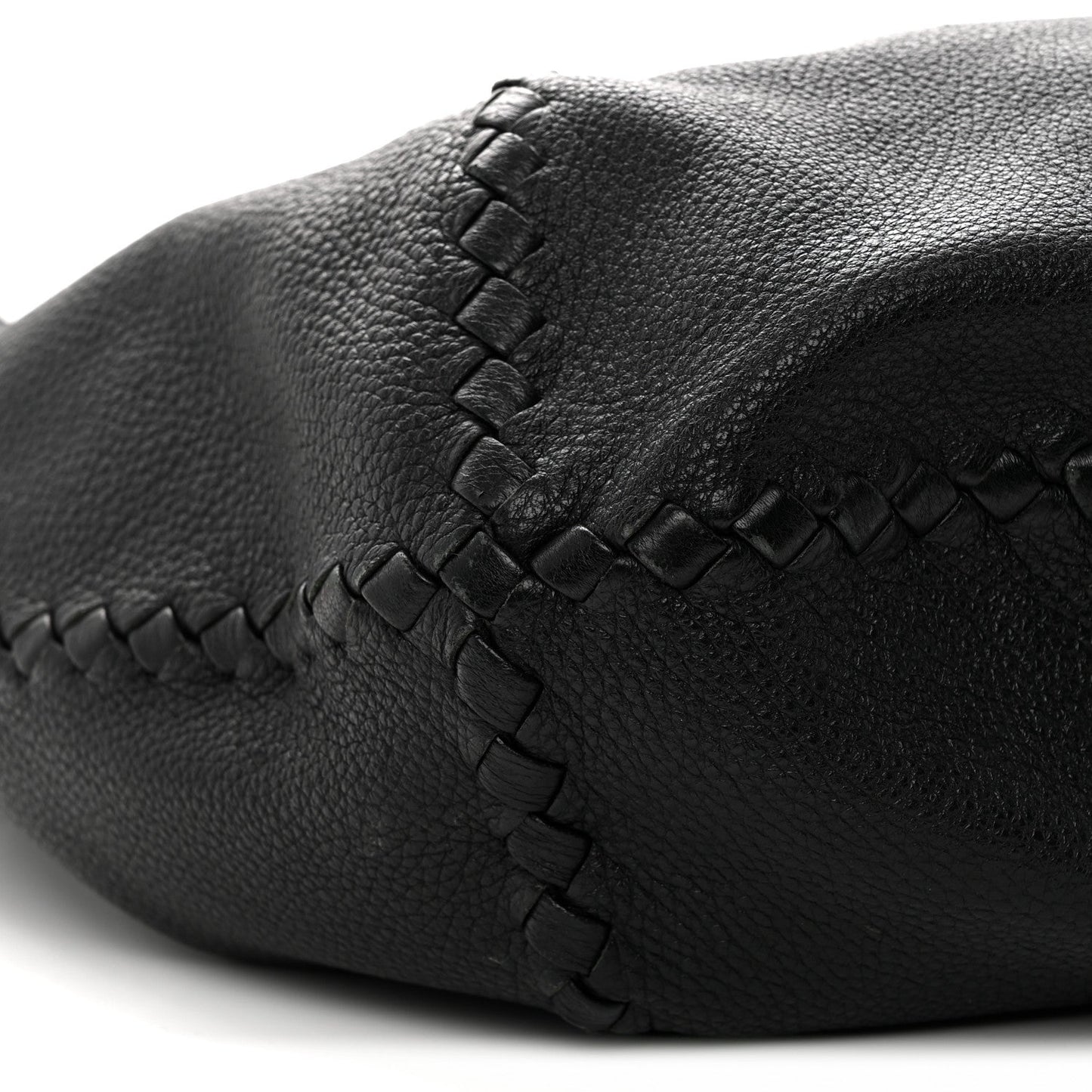 Cervo Deerskin Large Hobo Black
