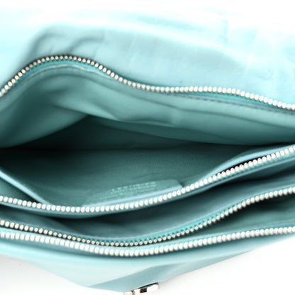Calfskin Small Viva Bow Shoulder Bag Tyrone Turquoise